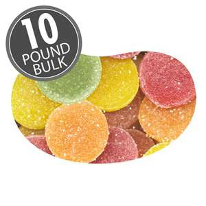 Sunkist Fruit Gems Candy - Unwrapped: 10LB Case