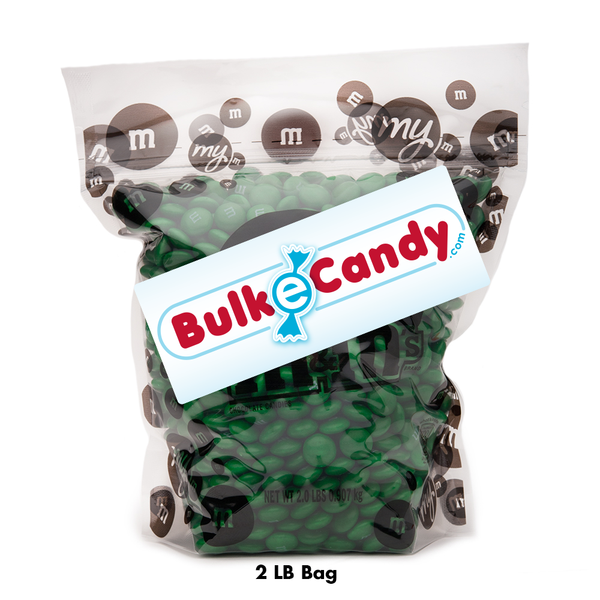 Bulk Green M&M's 2pounds M&M Colorworks – /SnackerzInc.