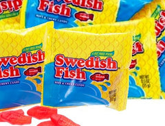 Red Swedish Fish Treat Size 15LB Bulk