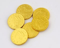 Milk Chocolate Gold Coins 1 1/2th" Large 10LB Bulk