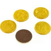 Milk Chocolate Gold Coins 1 1/4th" Medium 10LB Bulk