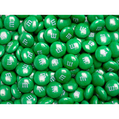 Bulk Dark Green M&M's 10lbs mandms ColorWorks mymms