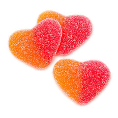 Sour Peach Hearts 5LB Bulk