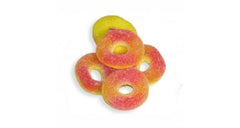 Peach O's Gummi Rings 4LB Bulk