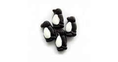 Gummi Peachy Penguins 1Kilo 35.27oz. bulk black&white 