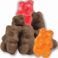 6 Flavor Chocolate Covered Flavored Gummi Bears 2.5  lbs