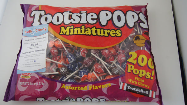 Tootsie Miniature Roll Pops 200 Count