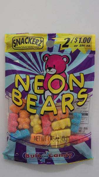 Sour Neon Bears 2/$1 (12 Count)