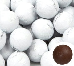 White Chocolate Foil Balls 10LB Bulk