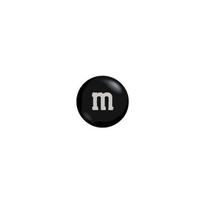 Bulk Black M&M's 5lbs mandms ColorWorks mymms