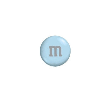Light Blue Milk Chocolate M&M's Candy (5 Pound Bag)