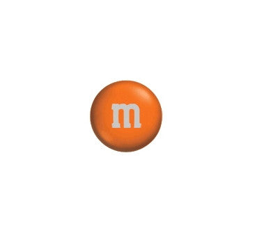 Bulk Orange M&M's 5lbs mandms ColorWorks m&ms