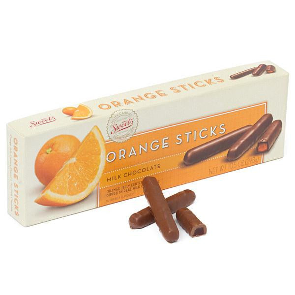 Milk Chocolate Orange Sticks 7.25LB Bulk