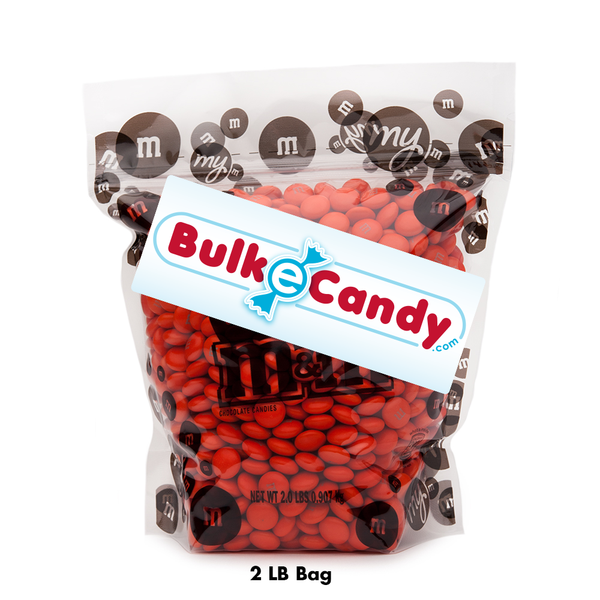 Bulk Orange M&M's 2pounds M&M Colorworks