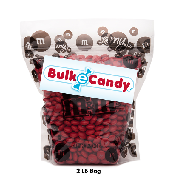 Bulk Red M&M's 2pounds M&M Colorworks