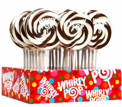 Whirly Pops Brown / White 3" 1.5 Oz 60 Count