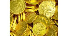 Milk Chocolate Gold Coins Assorted 10LB Bulk