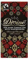 Dark Chocolate Raspberry Squares 70% Cocoa 13LB Bulk