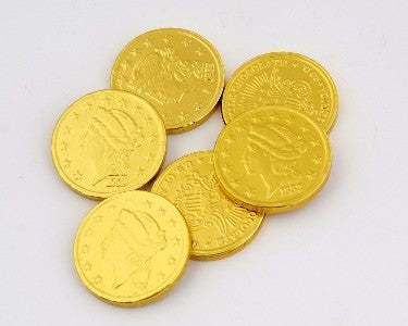 Milk Chocolate Foiled Gold Coins - Fun Factory Sweet Shoppe