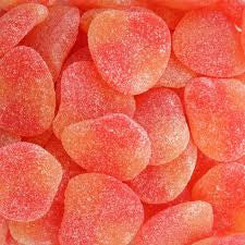 sour Gummi Peaches  5LB Bulk Haribo Candy