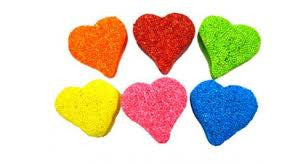 Colorful Crunchy Gummi Hearts Assorted