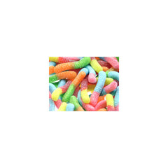 Mini Neon Sour Gummy Worms 5LB