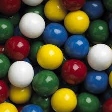 Assorted Mouthfull Unfilled Gumballs 138 Count