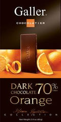 Dark Chocolate Orange Squares 70% Cocoa 13LB Bulk