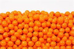 Orange Sixlets 10LB Bulk