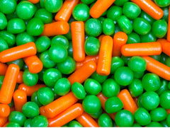 Peas & Carrots Mellocreme Candy - 10 lbs bulk