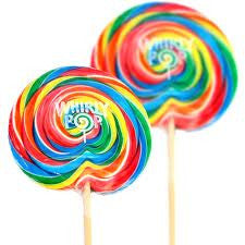 Whirly Pops, Rainbow 3" 1.5 Ozlolly pops Adams&Brooks 60 Count 