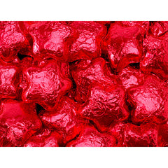 Red Chocolate Stars 5LB Bulk