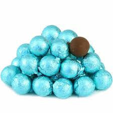 Tiffany Blue Chocolate Foil Balls 10LB Bulk