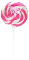 Whirly Pops Pink / White 3" 1.5 Oz 60 Count