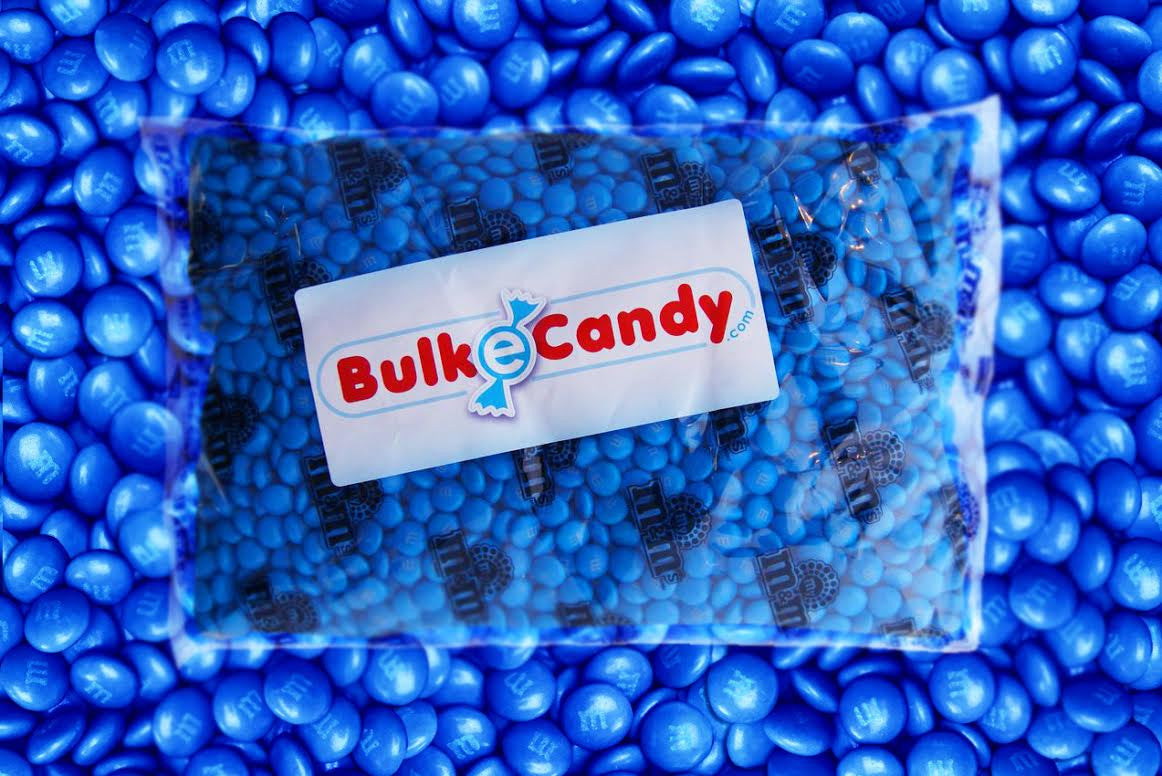 Bulk Light Blue M&M's 10lbs mandms ColorWorks mymms