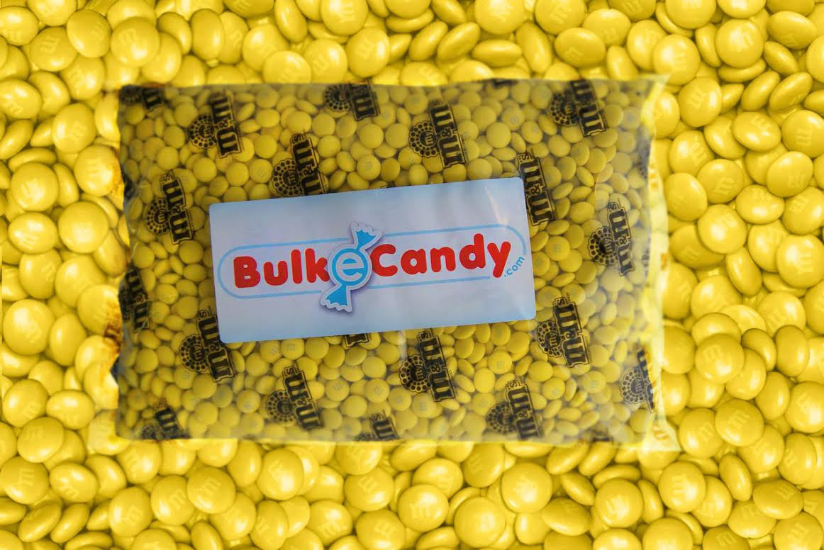 Yellow M&Ms Candy - 10lb Bulk