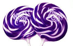 Whirly Pops Purple / White 3" 1.5 Oz 60 Count