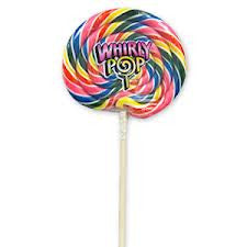 Whirly Pops, Rainbow 5.25" 6 Oz 36 Count